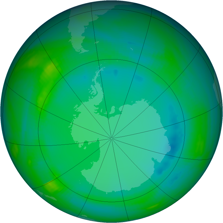 Ozone Map 1998-07-24